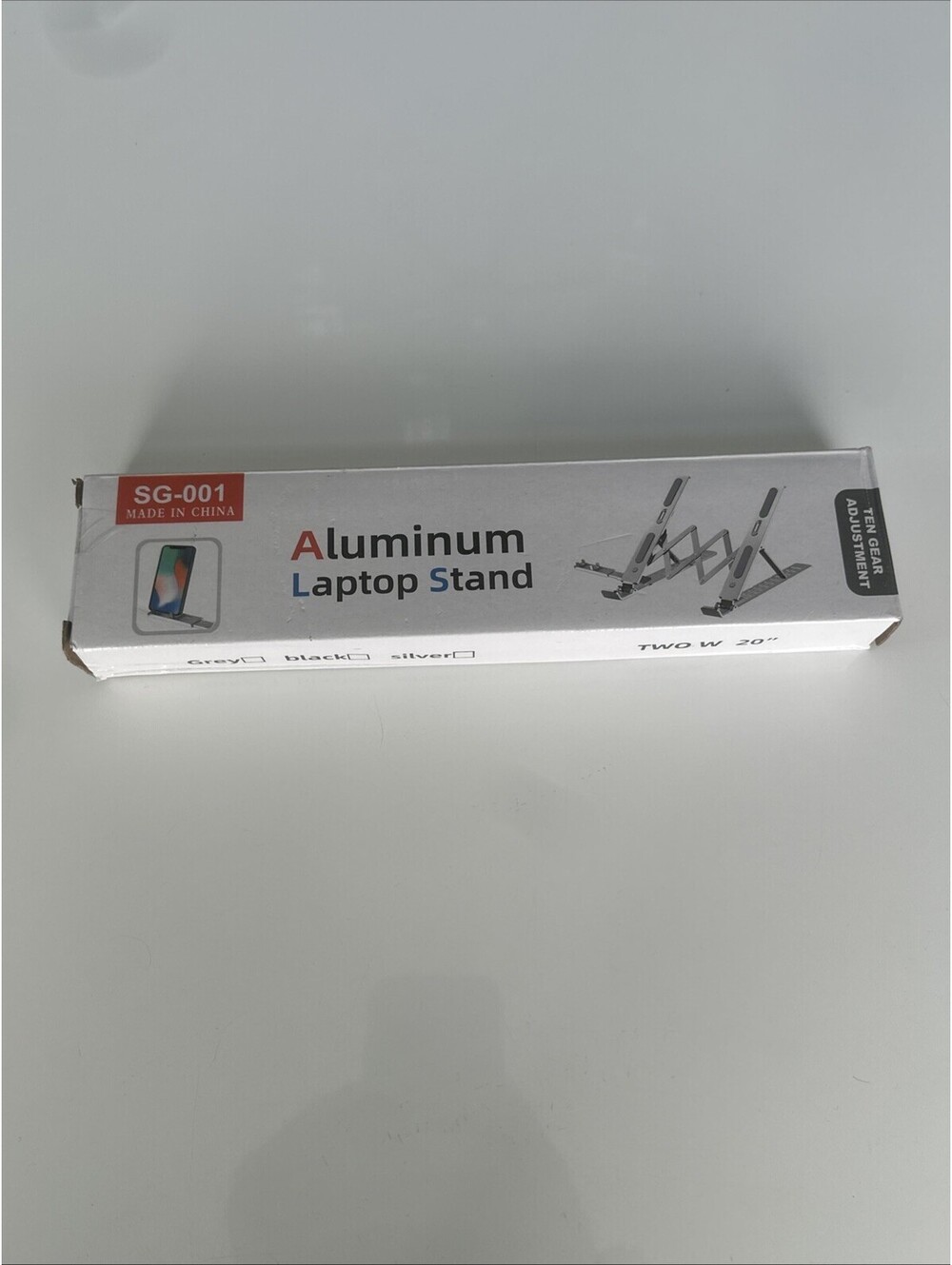 Aluminum Laptop Stand - Adjustable Foldable Notebook Tablet Holder - New!
